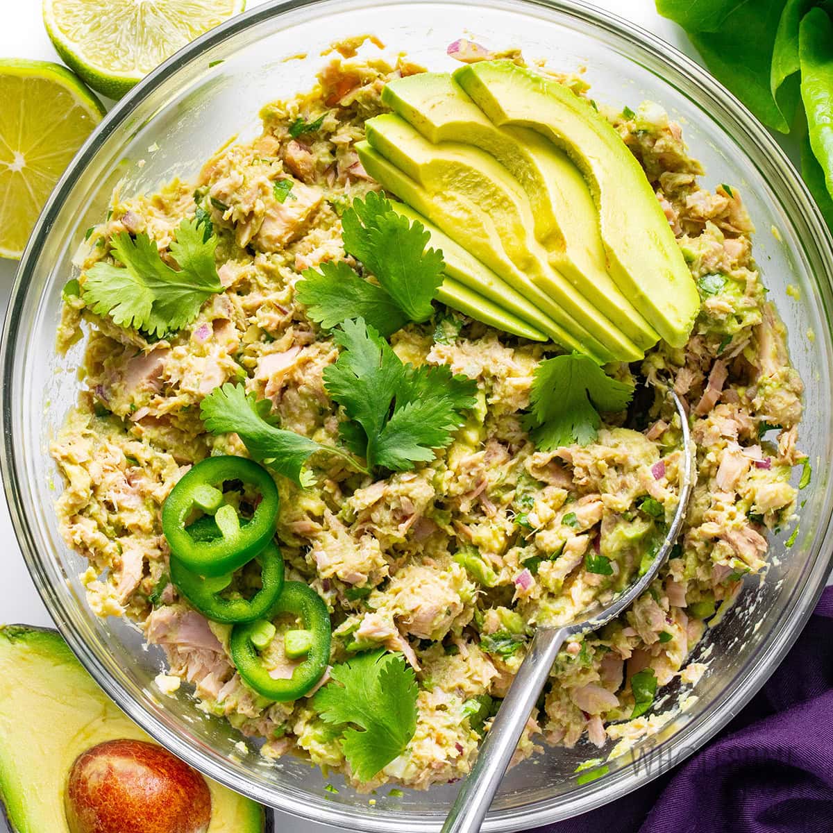 Creamy No-Mayo Avocado Tuna Salad: Healthy & Quick Meal Prep